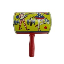 U. S Metal Steel Tin Noise Maker Vintage Made in USA Party Dancing Balloons