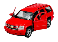 Welly 2008 Chevrolet Tahoe Rot 1:34 Die Cast Metal Neu Im Kasten