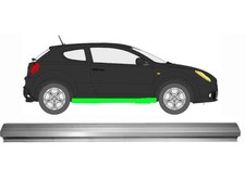 Schweller Blech f&uuml;r Alfa Romeo mito 2008 - 2018 symmetrisch