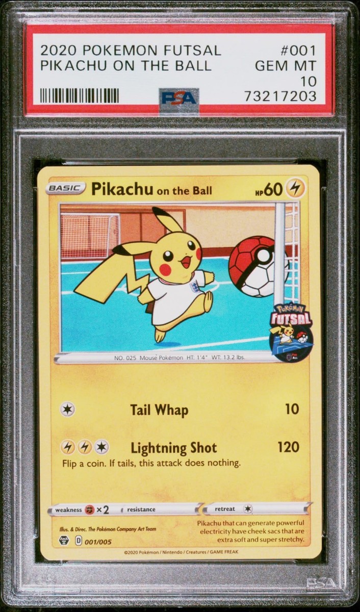 Pikachu on the Ball - (Pokemon Futsal) 001/005 Miscellaneous Cards