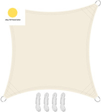 Sun Shade Sail Square 2X2M Waterproof Shade Sail for Outdoor Garden Pa
