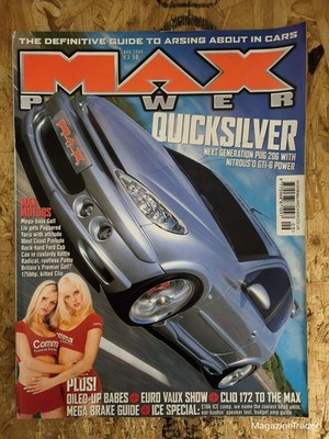Max Power Magazine - August 2000 - QUICKSILVER! Next Generation Pug 205 with Nit