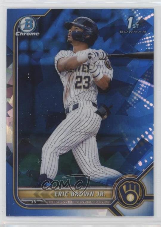 2022 Bowman Chrome Draft Sapphire Edition Eric Brown Jr #BDC-48 6k8