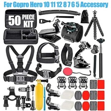 50-in-1 Action Camera Accessory Kit for Gopro Hero 13 12 11 10 9  Dive Case US