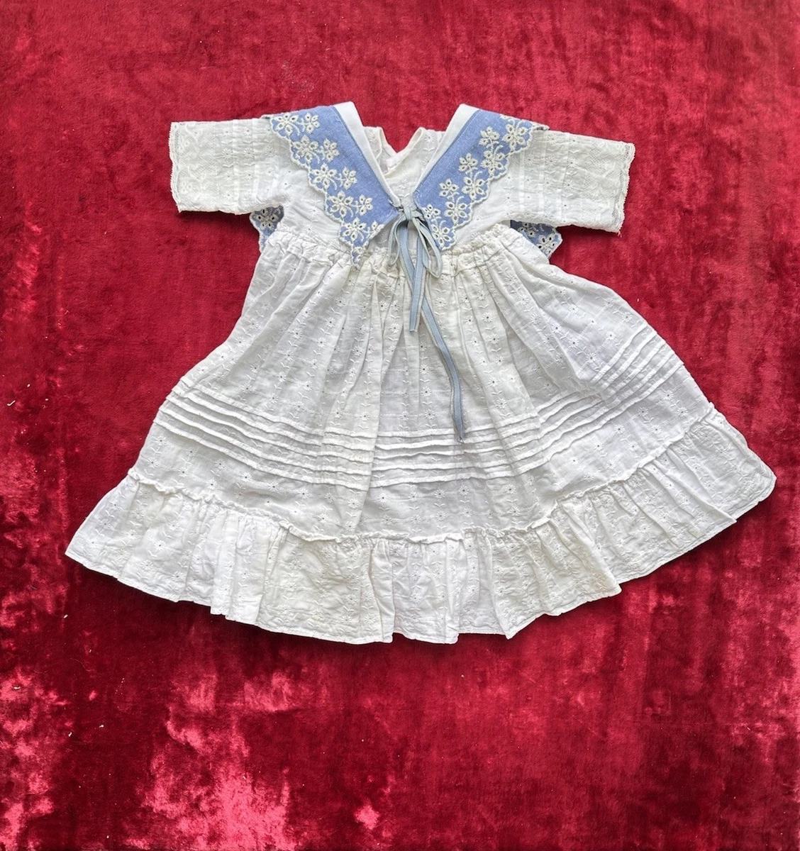 ANCIENNE ROBE POUR Poupée Raynal ou autre, en organdi à fleurs Florence . EUR 38,00 - FR