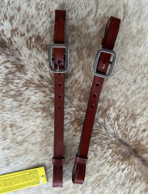 PAIR Replacement Tug Straps Western Leather For Breast Collar FREE SHIP