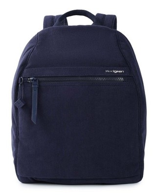 Hedgren Inner City Vogue Backpack RFID L Rucksack Rucksack Corduroy Peacoat Blue