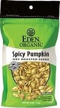 Eden Organic Organic Pumpkin Seeds Dry Roasted Spicy 4 oz Seeds 40.92 per gallon