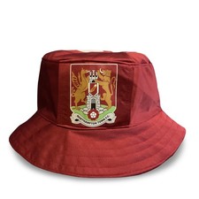 NORTHAMPTON TOWN FC Football team Bucket Hat made from a HUMMEL shirt 