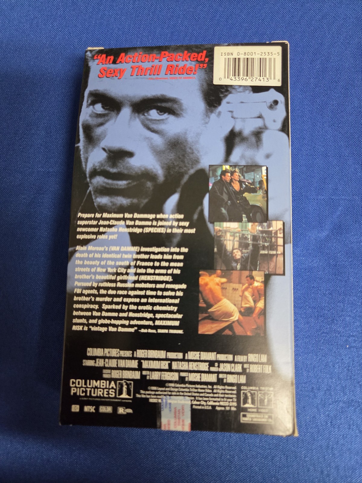 Maximum Risk (1996), VHS Movie, Columbia Home Video (1996), JCVD thumbnail 3