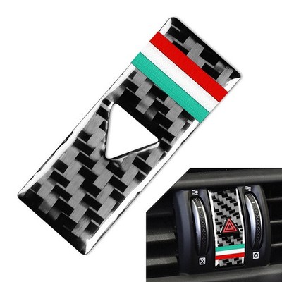 Double Flash Warning Light Panel Cover Trim For Alfa Romeo Giulia 2017 2018-2021
