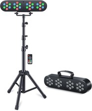 DJ Stage Lights with Stand Sound Activated LED Par Light Set