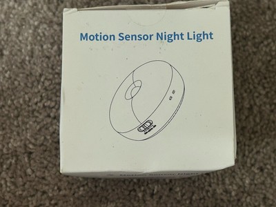 Motion Sensor LED Night Light Warm White Battery Powered Magnet Stick Hang
