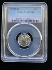 1945 Mercury Dime PCGS MS65FB 10C Silver Denver KM#140 Uncirculated