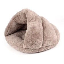 Soft Cat Bed Winter Warm Plush Pet Puupy Kitten Nest Kennel Deep Sleep Cats Cave