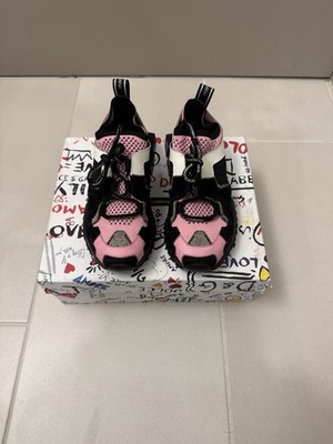 Dolce Gabbana Sorrento Pink Sneakers Shoes Women Size 8