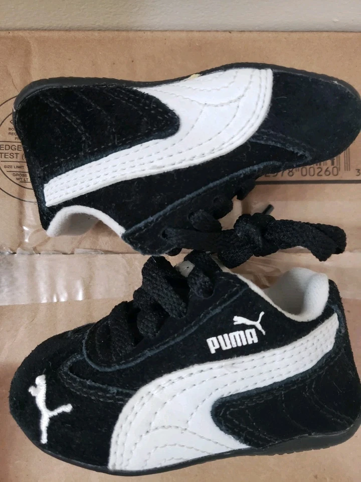 Puma Speedster OG.  Niño pequeño talla 3c. Negro/Blanco. Foto 4 de 4