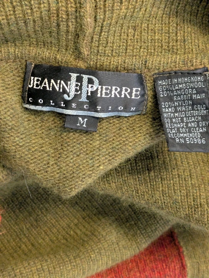 Женский свитер Jeanne Pierre, цветной блок, воротник-капот, размер M - Изображение 3 из 3