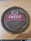 Vintage Castle Lager Barrel Beer Sign Keg Cover 10" Plastic Man Cave Bar Decor