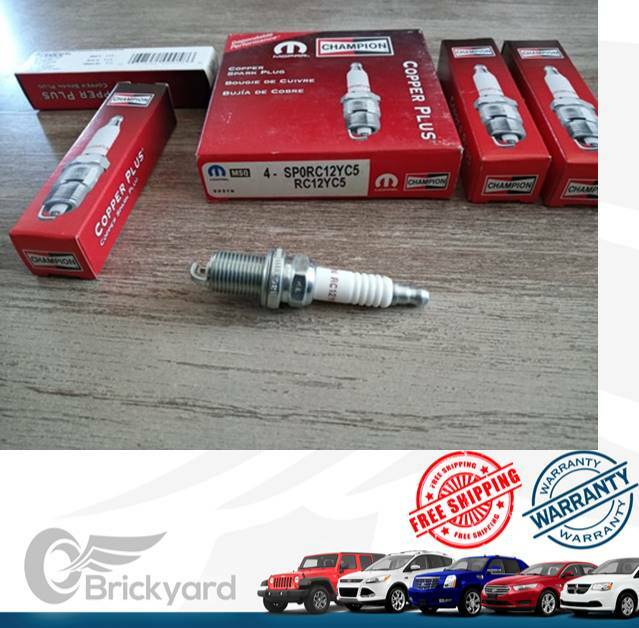 Four (4) Spark Plugs RC12YC Copper Plus Fit Small Engines