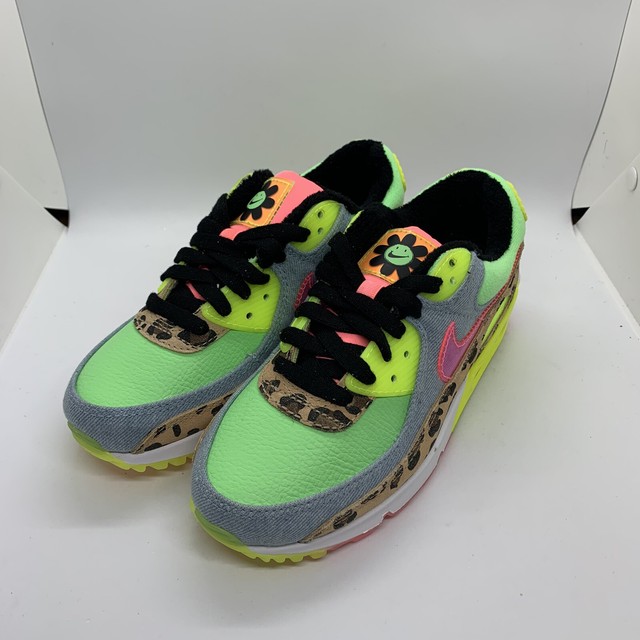 Nike Air Max 90 LX (CW3499-300) Illusion Green Sunset Pulse Dancefloor W Size 7 | eBay