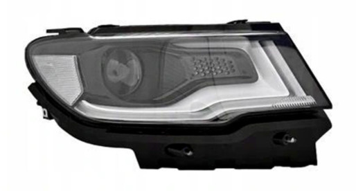 Headlight right HB3+LED for Jeep Compass 06.2017-