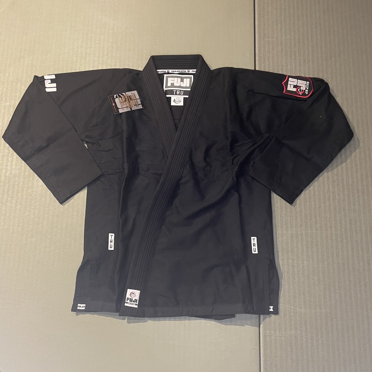 Fuji Tru Fit Jiu Jitsu Gi Black BJJ Grappling Various Sizes New in
