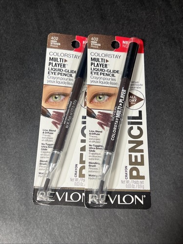 REVLON ColorStay Multiplayer Liquid-Glide Eye Pencil, #402 High Stakes, 2 Pack! - Picture 1 of 3
