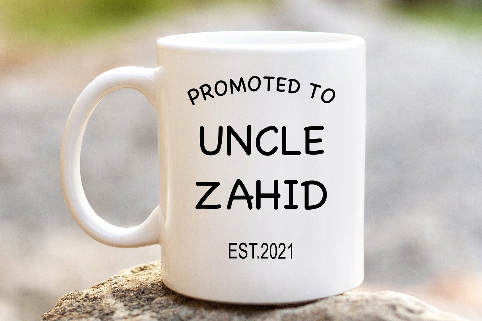 Promoted To Uncle Mug Pregnancy Announcement Custom New Uncle Gift New Baby