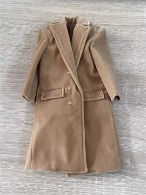 1:6 Scale Men's Retro Long Coat Fit TB JIAO Male Action Figure Body Model Toys