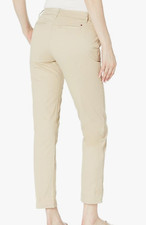 TOMMY HILFIGER Khaki Stretch Slim Chino Hampton Women's Pants Size 14