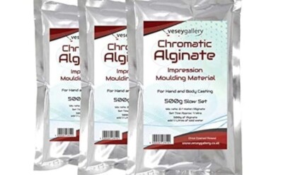  Hautsicheres Gießen Alginat langsamer abbindender Formenbau Compound. 1,65kg 3 Säcke