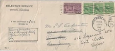 Philadelphia, Pa to Riverton, NJ 1944 1942 Airmail Special Delivery (55431)