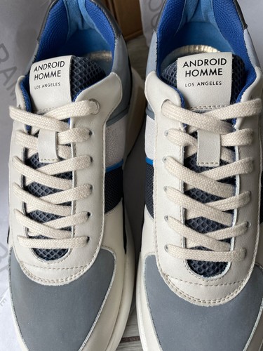 ANDROID HOMME BLUE WHITE MATADOR TRAINERS SHOES AHS-253 - UK 8 (42) - NEW BOX - Picture 7 of 19