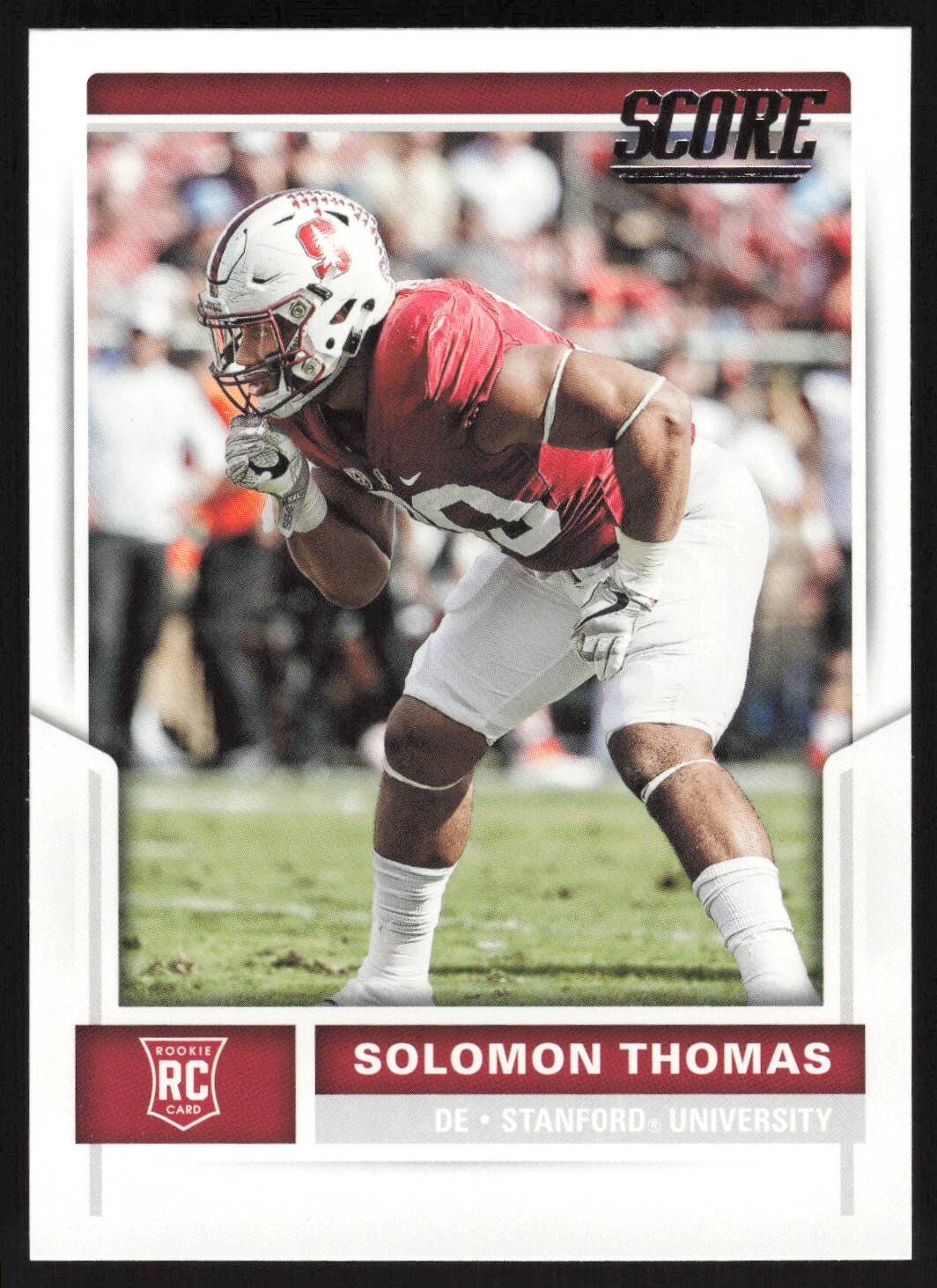 2017 Panini Score Solomon Thomas RC #339 Stanford Cardinal