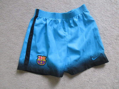 Blaue FC Barcelona Fußballshorts für Jungen ca. 5/6 Jahre