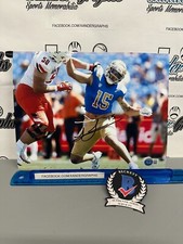 LAIATU LATU UCLA SIGNED AUTOGRAPHED 8x10 FOOTBALL PHOTOGRAPH BECKETT BAS COA
