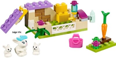 Lego 41087 Friends Bunny Babies Lapin Bébé complet notice