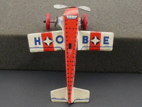 High & Beckmann Tin Airplane Pennytoy Rare! Near Mint! 1702-22-92 - Picture 6 of 6