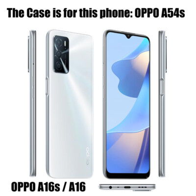 Custodia Trasparente Per Oppo A16/A16s/A54s - Protezione Fotocamera, Antiurto, Viola - Foto 9