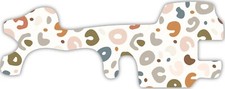 Modern Cheetah Print Dots Vinyl Wrap For Doc Band Helmet Baby Cranial Helmet