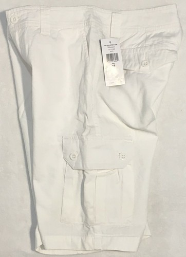 Polo Ralph Lauren Boys Ripstop Cargo Shorts White 100% Cotton Size 14 NWT - Picture 3 of 3