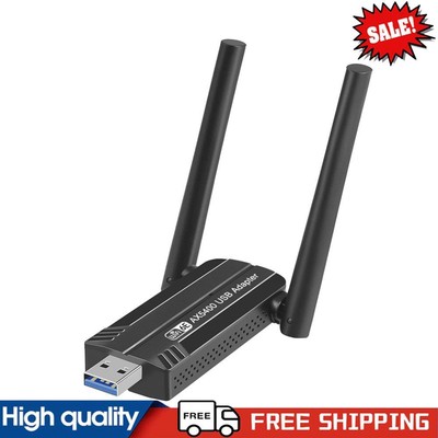 AX3008 WiFi6E USB3.0 WLAN Adapter Treiberfrei 5400Mbps WiFi Dongle Plug and Play