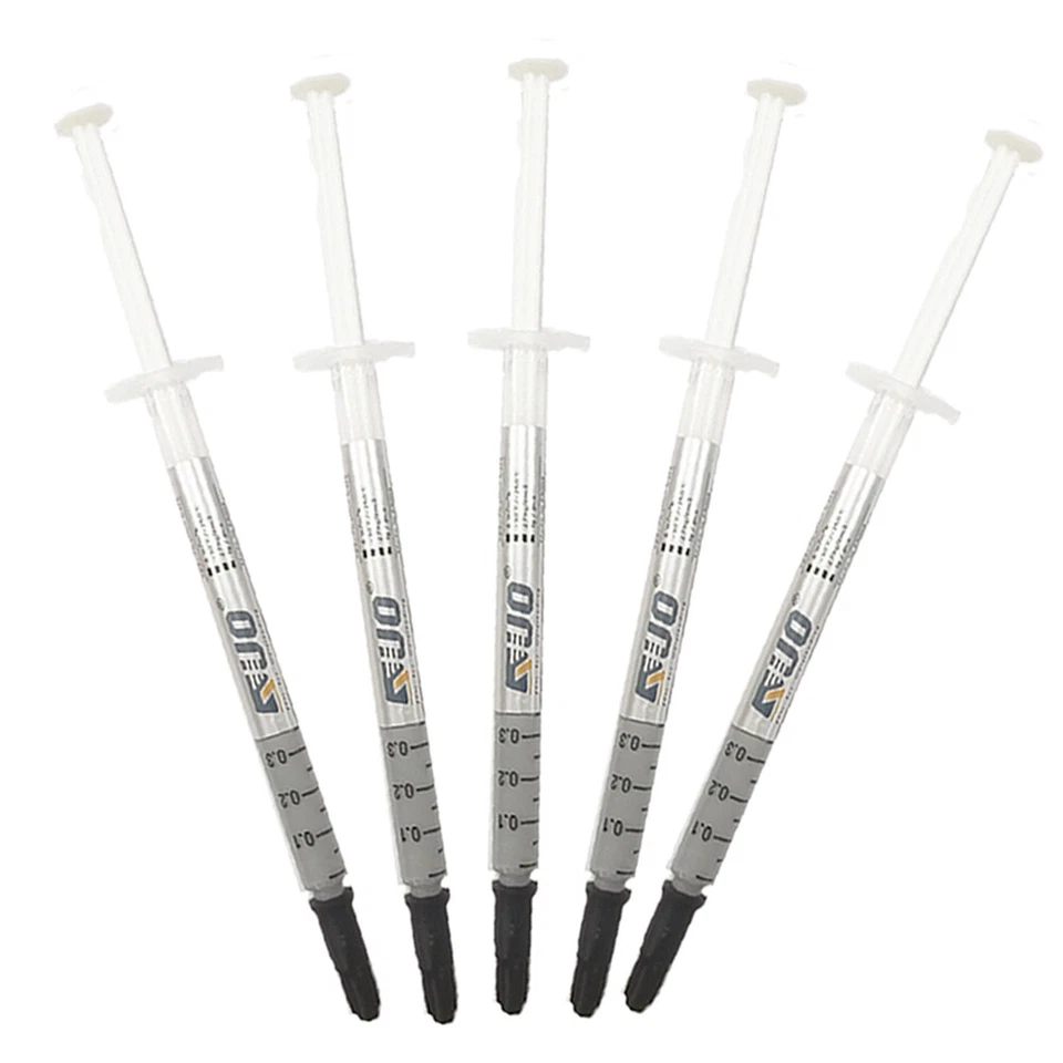 5PCS Heatsink Compound Paste Syringe High Performance Silver Thermal Grease CPU - Image 2 of 4