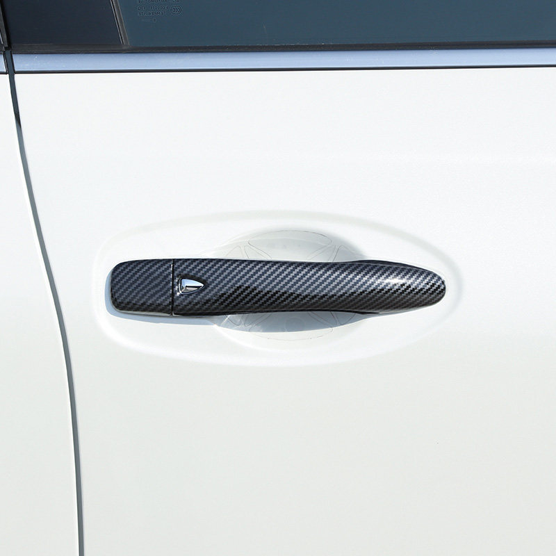 Fit For Nissan Kicks 20172020 Carbon fiber Style Side Door Handle Cover Trim eBay