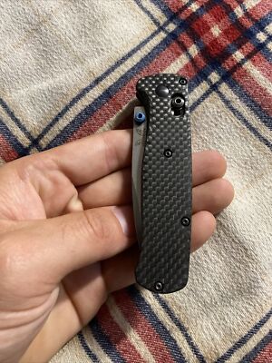 BENCHMADE Bugout 535 Knife CPM-S30V Stainless Steel & Blue Grivory