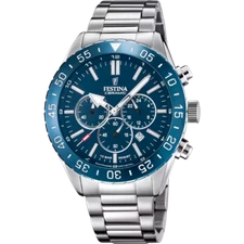 Festina Blue Dial Stainless Steel Strap Men's Watch F20575/2