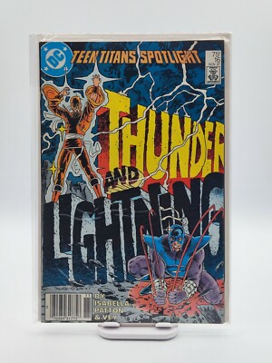 Teen Titans Spotlight #16 DC Comics 1987 VF Thunder and Lightning