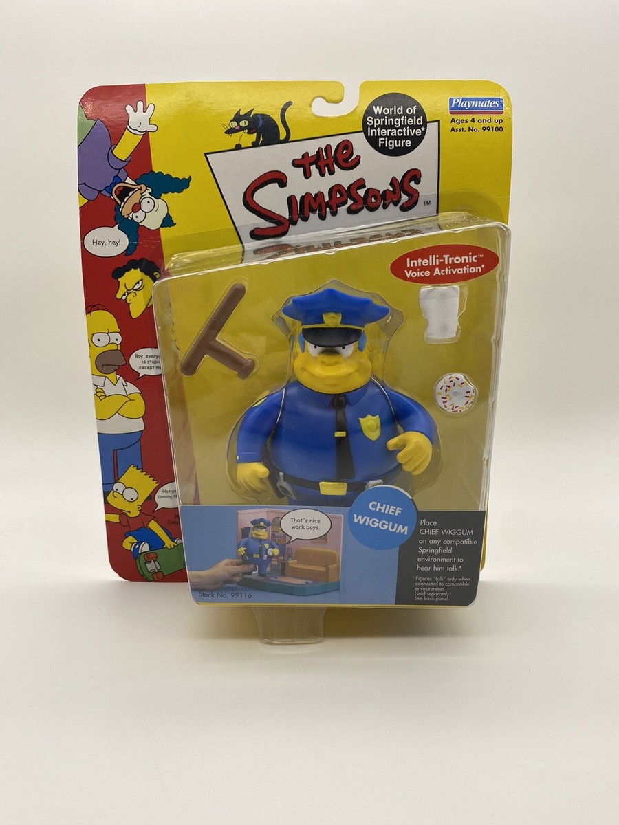 The Simpsons Police Chief Wiggum series 2 World of Springfield