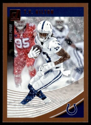2018 Donruss Copper Press Proof T.Y. Hilton #123